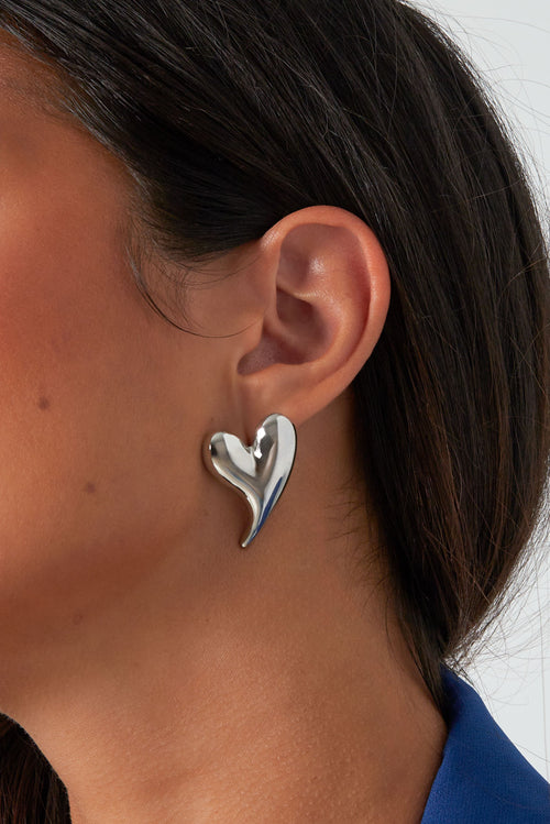 Bold Heart Earrings