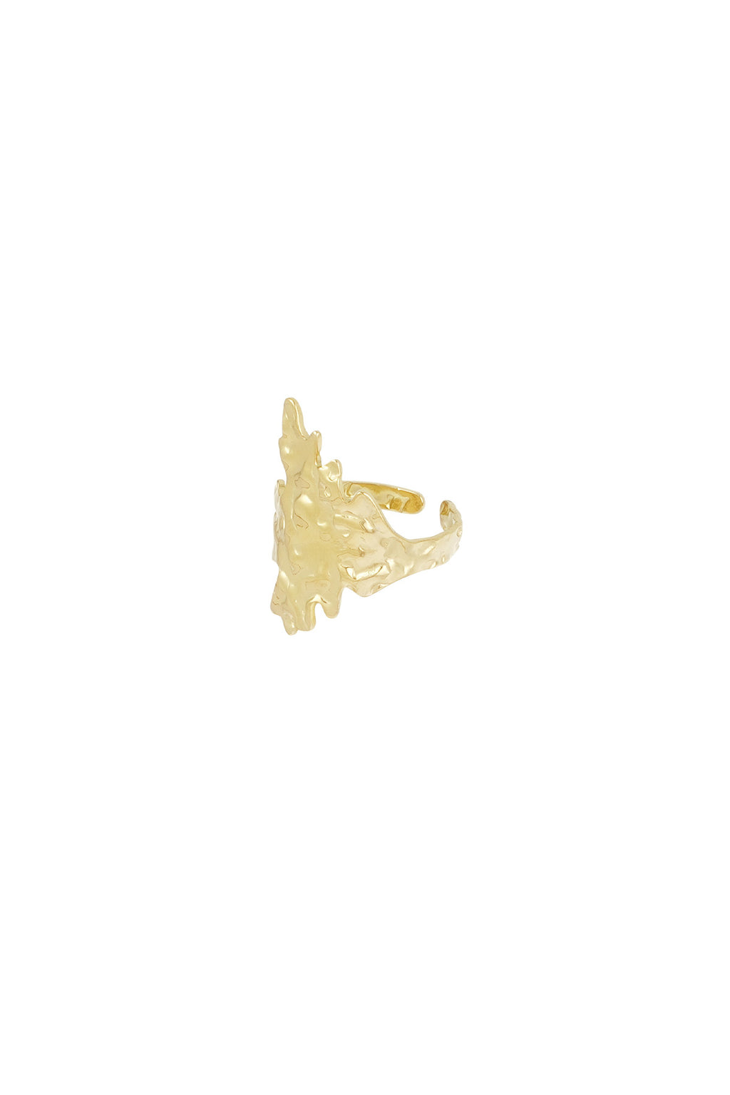 Textured Artistic Ring | Gold