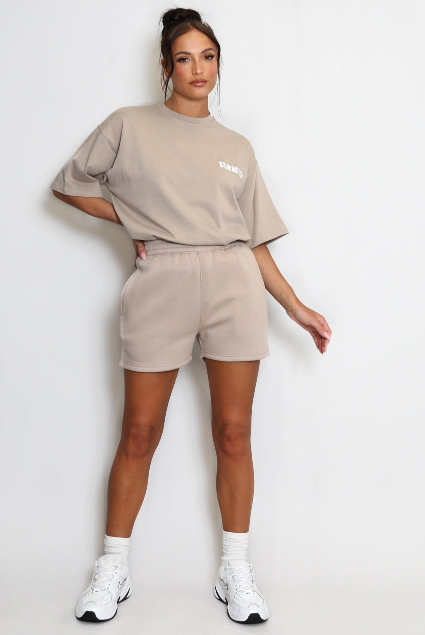 Oversized T-Shirt Taupe