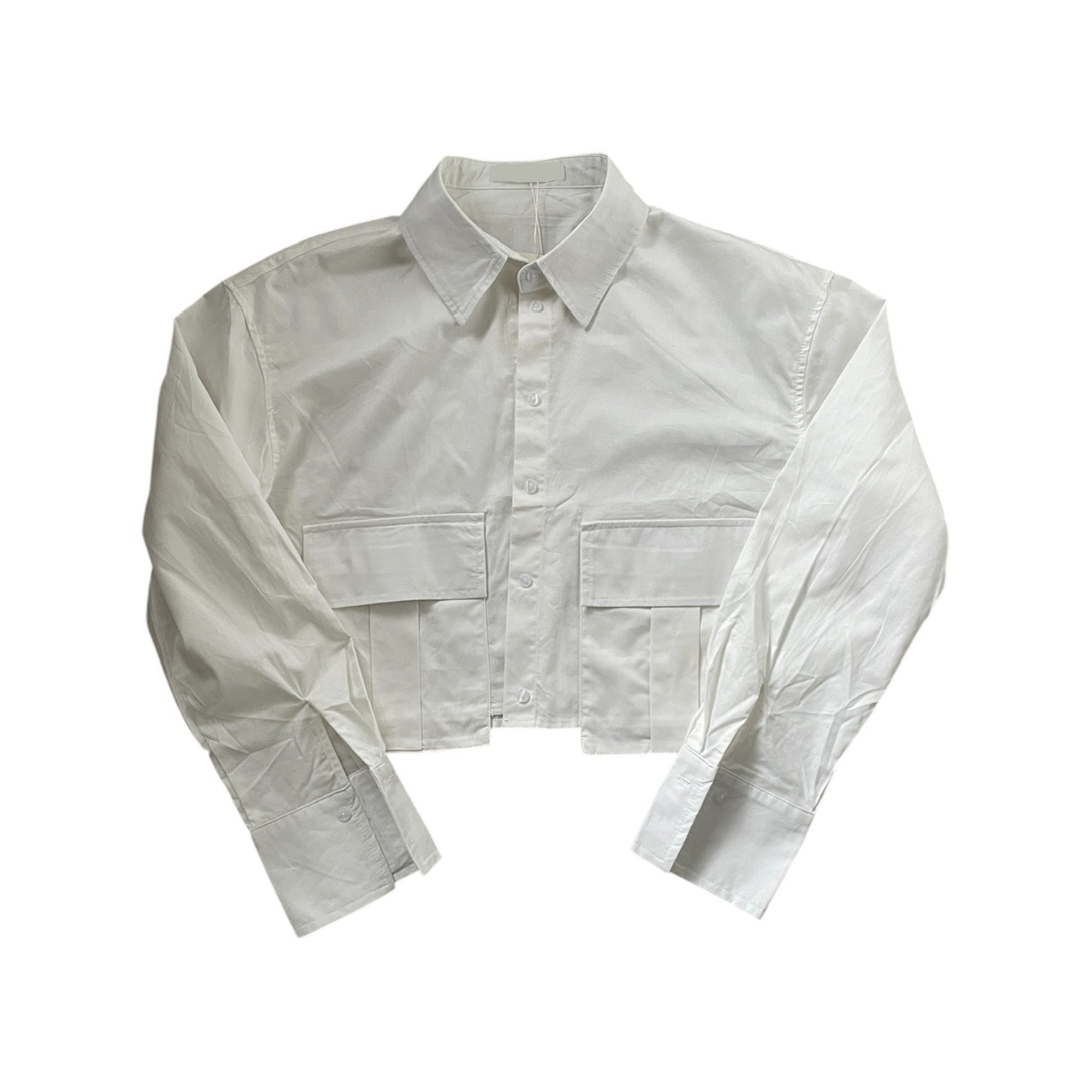 Timeless Cropped Blouse | White
