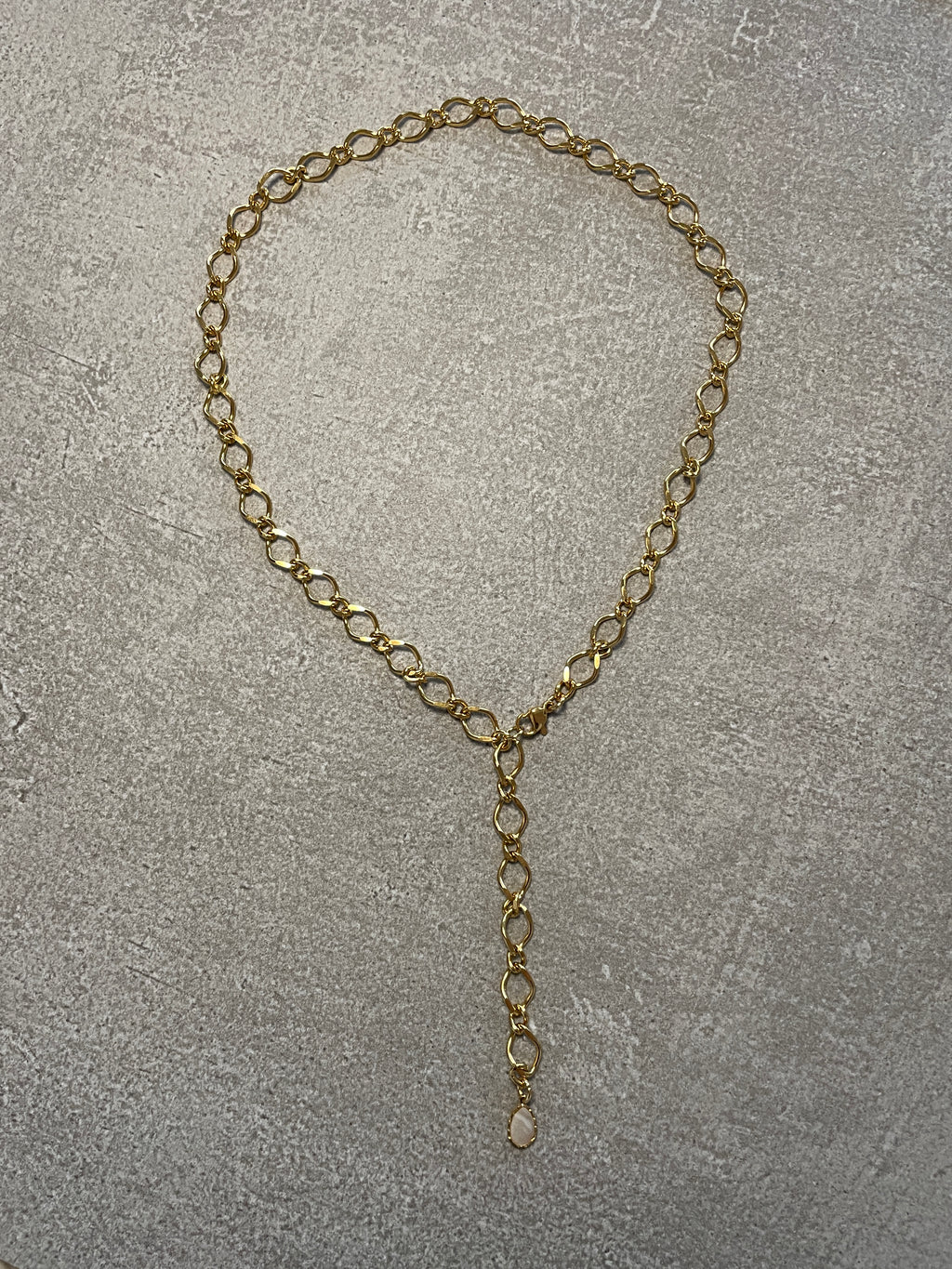 Y- Pearl Drop Necklace