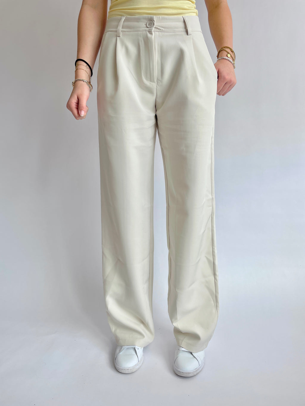 Timeless Tailored Trousers | Beige