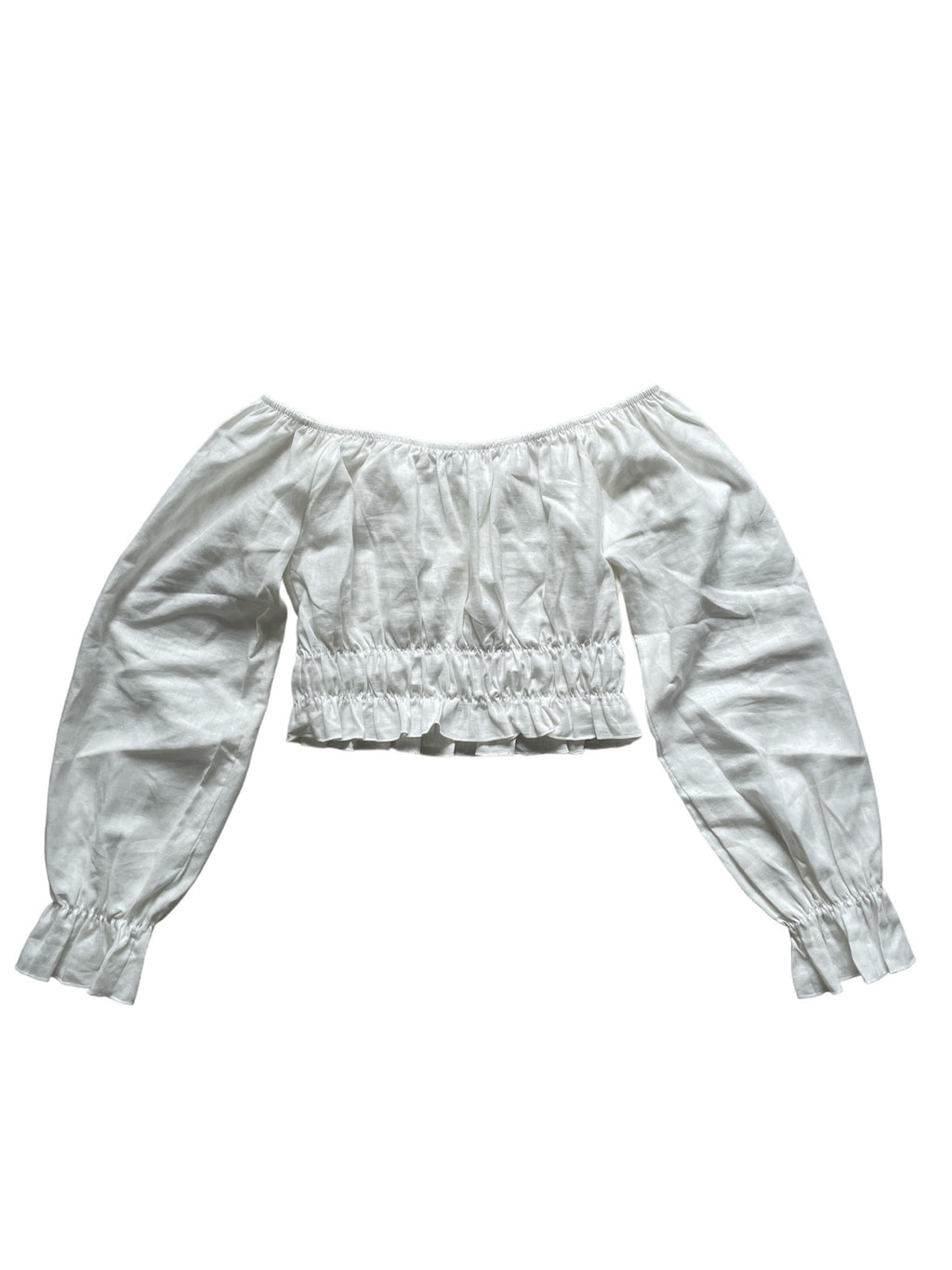 Linen Top | White