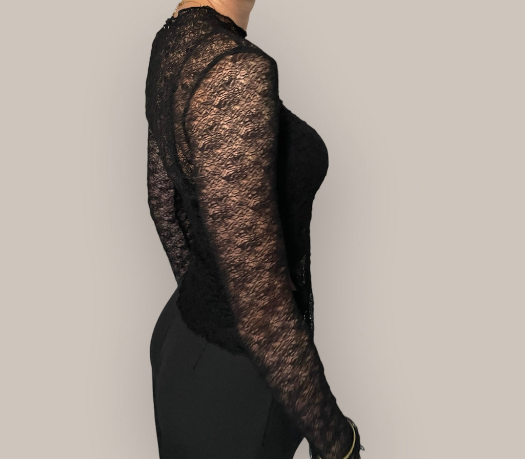 Lace Top | Black