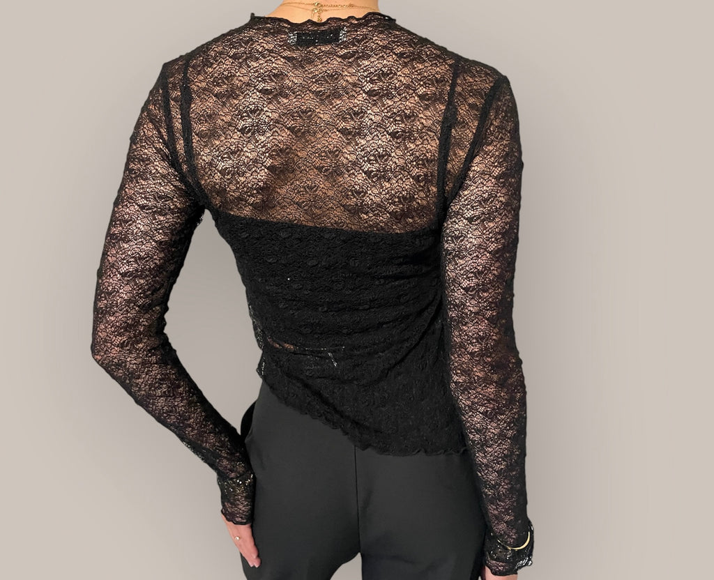 Lace Top | Black