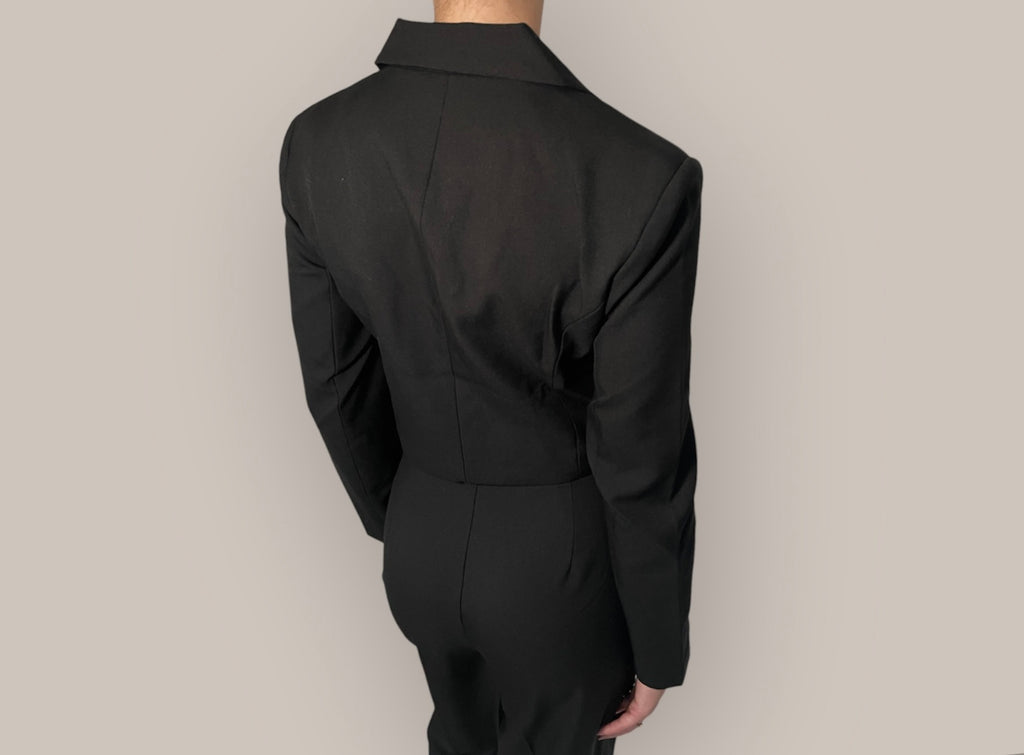 Cropped Blazer | Black