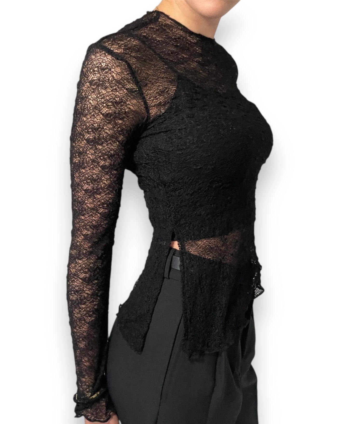 Lace Top | Black